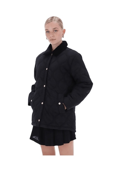 Hunter Witton Quilted Shacket 6000 Siyah