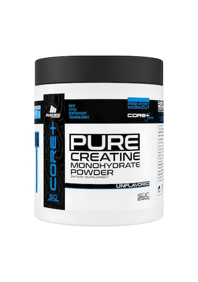 Mustang Nutrition Core+ Pure Creatine Monohydrate Powder Kreatin 250 Gr 50 Servis + Shaker + Protein Kahve Hediyeli Aromasız