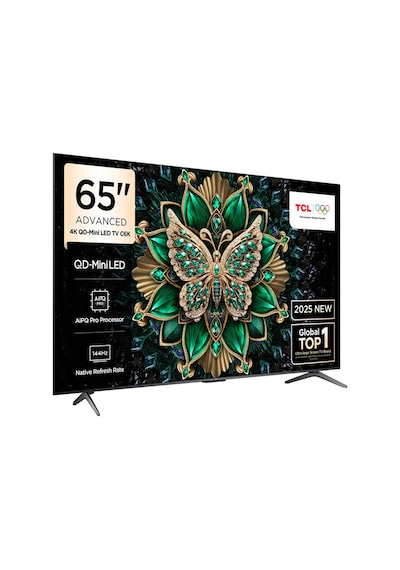 TCL 65C6K 4K UHD QD-MINILED 65" 144HZ GOOGLE TV