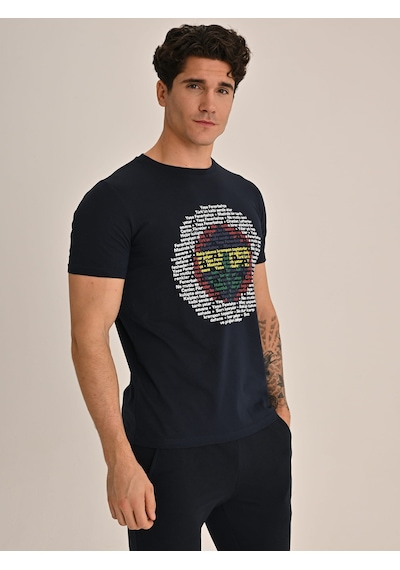 Fenerbahçe Erkek Trıbun Marş Logo Tshırt Fb Laci Yeni