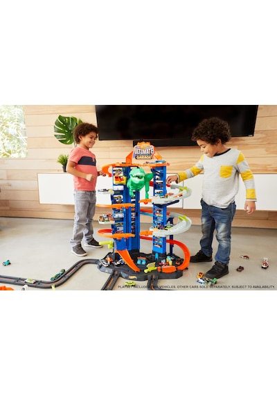 Hot Wheels Hw Robotik T-rex Ultimate Garaj Hot Wheels Robotik T-rex Ultimate Garaj, 100'den Fazla Aracı Kolayca Saklayabilir Gjl14 Gjl14