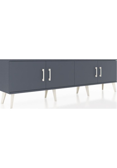Arges Tv Ünitesi 2 Raflı 4 Kapaklı 176x30x51 Antrasit-antrasit/antrasit Antrasıt/antrasıt Arges Tv Ünitesi 2 Raflı 4 Kapaklı 176x30x51 Antrasit-antrasit/antrasit Antrasıt/antrasıt
