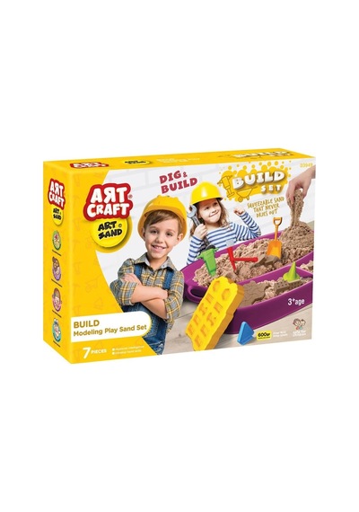 03949 Artsand İnşaat Kum Seti 600 Gr -fentoys Çok Renkli