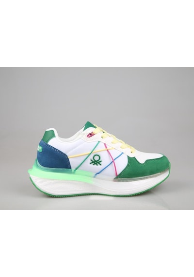 United Colors Of Benetton Bnl-10044 Beyaz Yeşil Unisex Sneakers Beyaz