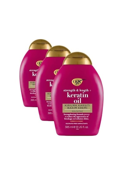 Ogx Keratin Oil Saç Bakım Kremi 385 Ml 3 Paketi