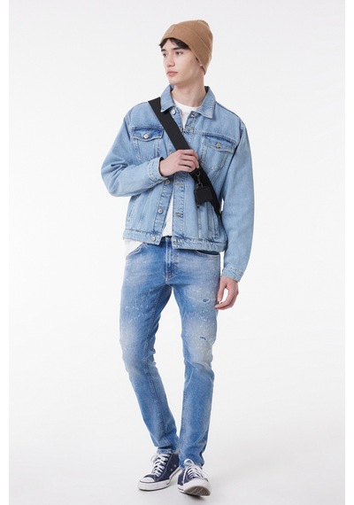 Lee Slim Fit Dar Kesim Normal Bel Taşlamalı Açık Mavi Esnek Luke Jean Denim Kot Pantolon L719119404 Mavi Lee Slim Fit Dar Kesim Normal Bel Taşlamalı Açık Mavi Esnek Luke Jean Denim Kot Pantolon L719119404 Mavi