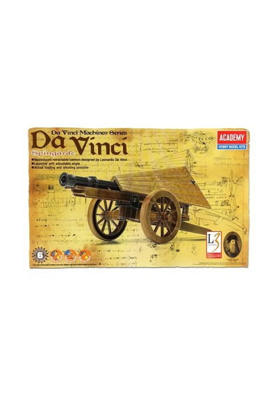 Academy 18142 Da Vinci Spingarde Topu, Plastik Model Kiti