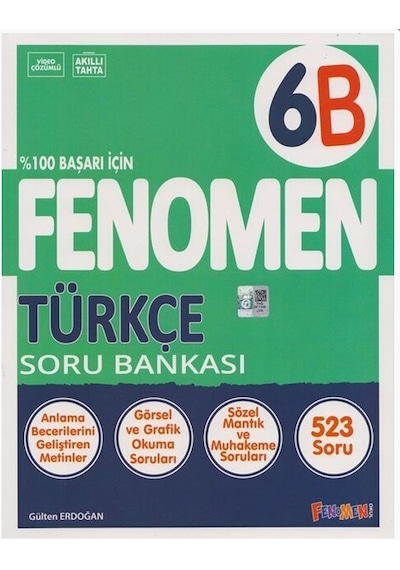 Fenomen 6. Sınıf Türkçe B Soru Bankası