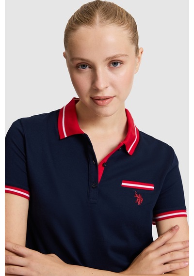 U.S. Polo Assn. U.s. Polo Assn. Kadın Lacivert Tişört Basic 50323455-vr033 U.S. Polo Assn. U.s. Polo Assn. Kadın Lacivert Tişört Basic 50323455-vr033