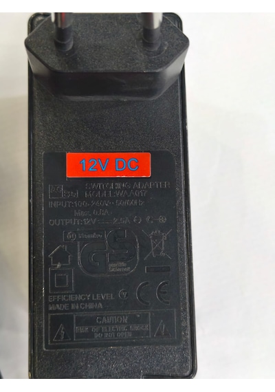 Kyoto 12v 2.5a Switch Mode Adaptör 30w Regüleli Kamera Modem Led Güç Kaynağı 5.5 X 2.1mm Power Jak