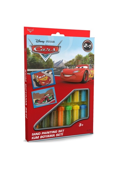 Cars (Mcqueen&Francesco) Kum Boyama Seti (2'Si 1 Arada) Ds-06