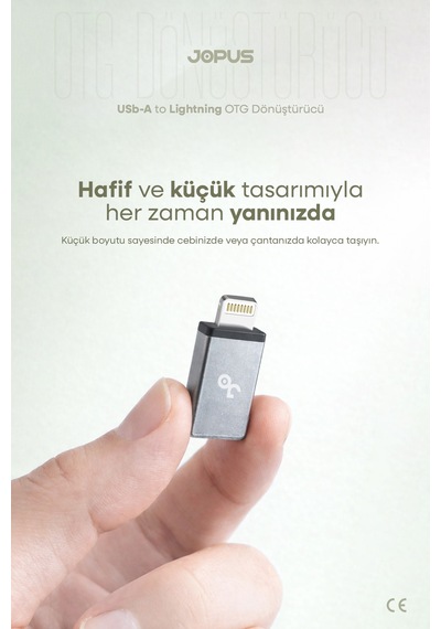 Jopus İphone Lightning To Usb 3.0 Otg Veri Aktarımı Otg Çevirici Dönüştürücü Adaptör Diğer