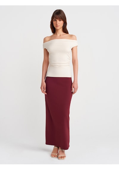 Dilvin 80354 Poliamid Kalem Etek-bordo