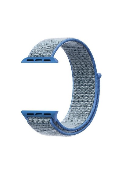 Microsonic Apple Uyumlu  Watch Series 8 45 MM Hasırlı Kordon Woven Sport Loop