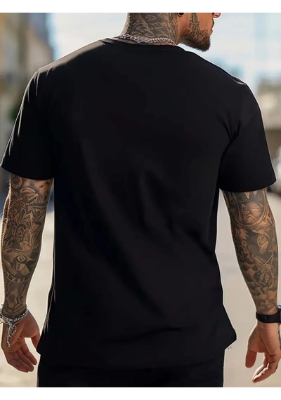 Startmore Unisex Baskılı Oversize Siyah