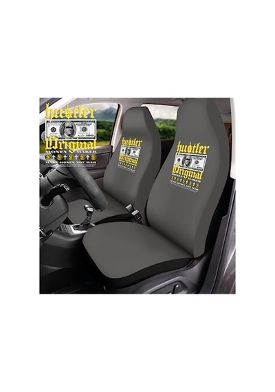 Mirsepet Fiat Palio Weekend İle Uyumlu Oto Koltuk Kılıfı Gri 4 Parça Tasarım Logo Hustle 22985992