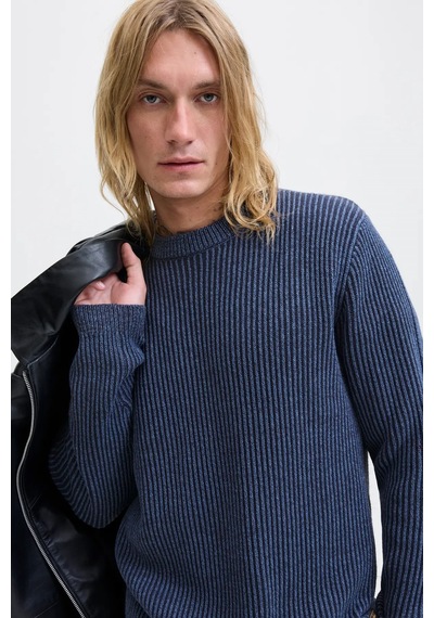 Jack & Jones Jjedover Erkek Kazak Mavi