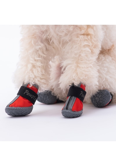 Pawstar Kırmızı Köpek Ayakkabısı
