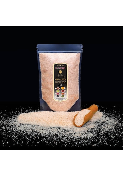 Hanzade Bitkisel Pembe Himalaya Tuzu Toz 1 KG