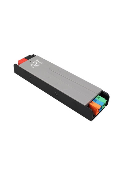 Ayt Powermaster Pm-26839 12 Volt 10 Amper 120 Watt Slim Metal Kasa Adaptör Voltaj Göstergeli 189x51x27mm