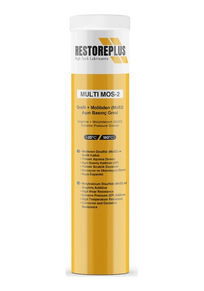 Restoreplus Mulı Mos-2 Gafit + Molibden Mos2 Aşırı Basınç Gesi 400 G