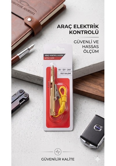 Oto Elektrik Kontrol Kalemi 6v 12v 24v Arıza Tespit Cihazı