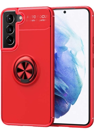 Samsung Uyumlu Galaxy S22 Plus Kilif Yüzüklü Miknatisli Silikon Kapak 485636942