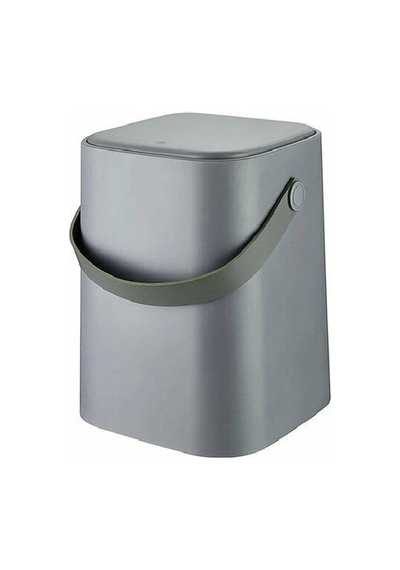 Tuffex Çöp Kovası Sihirli 8lt Büyük Antrasit Tp693-16 Gri