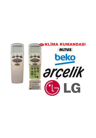 Lg Arçelik  Beko Altus Uyumlu Klima Kumandası