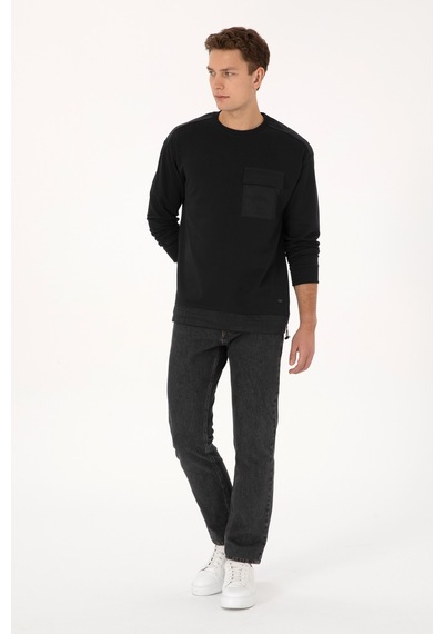 U.s. Polo Assn. Erkek Siyah Sweatshirt 50316401-vr046 Sıyah