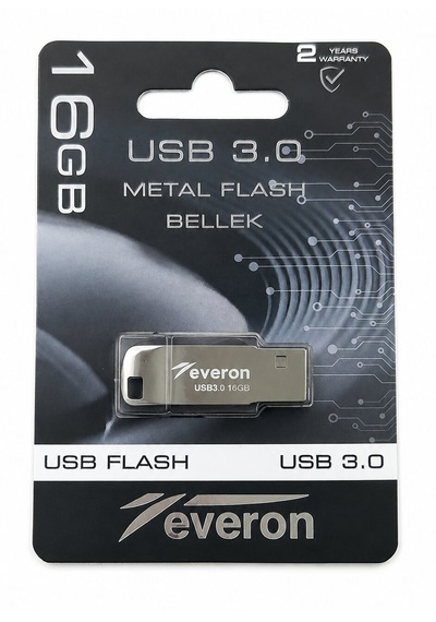 Everon 16 Gb Usb 3.0 Metal Flash Bellek Hızlı Veri Aktarımı Taşınabilir Bellek -