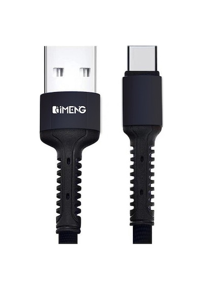 İmeng ML810 3 A Usb A To Type-C Pro Braided Örgülü Data Hızlı Şarj Kablo Siyah