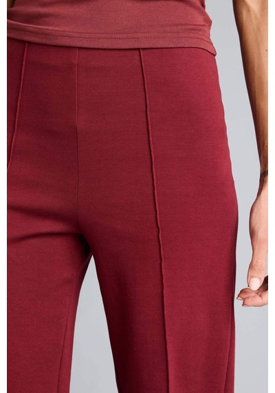 Defacto Straight Fit Kalın Sweatshirt Kumaşı Pantolon F8513ax25aubr248 Bordo-br248