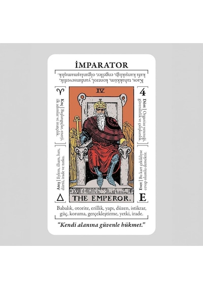 Başlangıç Tarot Seti - Klasik Rider Waite Tasarımı - Türkçe Kılavuz Kitapçıklı Tarot Destesi 78 Kart