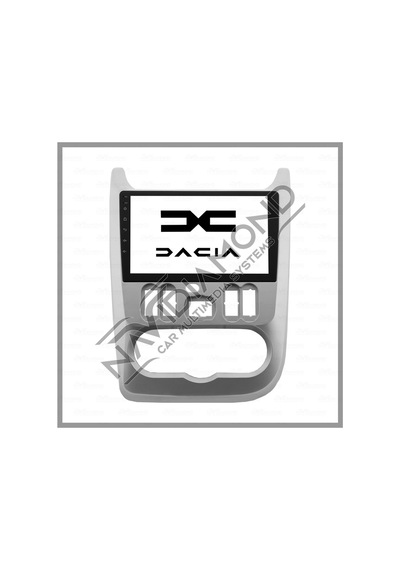 Navıdıamond Dacıa Logan Gri 2011-2012 Uyumlu 2 Gb Ram 16 Gb Hafıza Androıd Multımedıa X Elktrnk Teyp 9.0 İnç