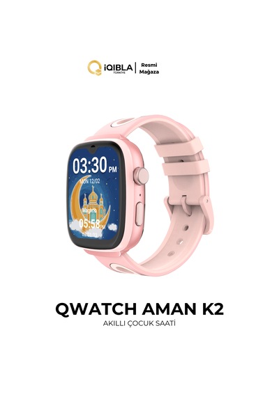 Iqibla Qwatch Aman K2 Akıllı Çocuk Saati (Distribütör Garantili)