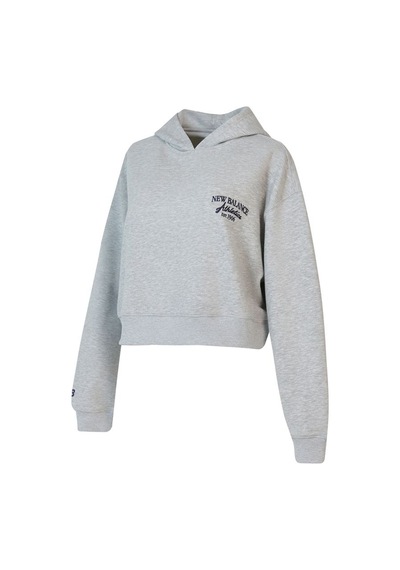 New Balance Nb Lifestyle Women Hoodie Kadın Gri Sweatshirt - Wnh1639