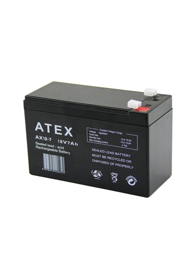 Atex Ax-12 Kalın Kuru Akü 12v 7ah