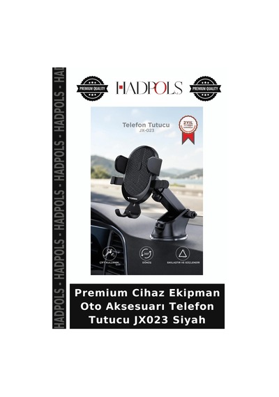 Premium Cihaz Ekipman Oto Aksesuarı Telefon Tutucu Jx023 Siyah