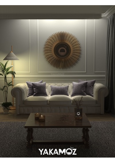 Gümüş Grisi Kırlent , Yastık Kılıfı Kadife Görünümlü Velvet Touch Serisi Gümüş Grisi