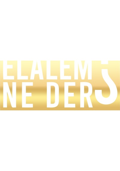 Elalem Ne Der Araba Sticker 17x17 Cm Gold