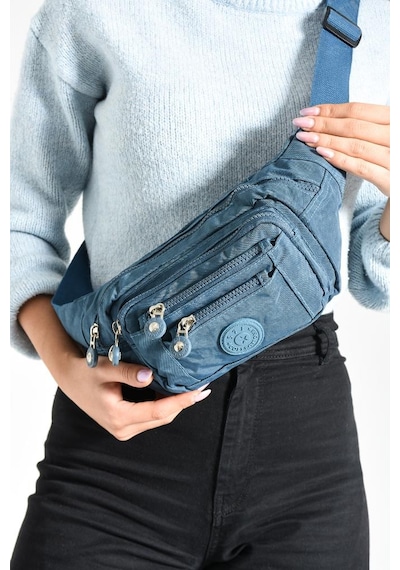 Baginn Unisex Bel Çantası Free Bag Klinkır Kumaş Hafif Yağmur Geçirmez Kumaş Çok Cepli 001