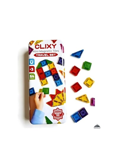 Oyuncak Eğitici Stem Manyetik Yapı Blokları 64 Parça 3d Zeka Geliştirici Manyetik Karo Seti