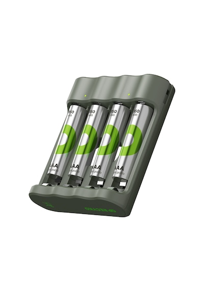Gp B441 Usb Pil Şarj Cihazı 4 Adet 950 Aaa İnce Pilli Set