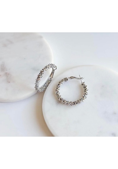 Çelik Halka Küpe Silver 94187053