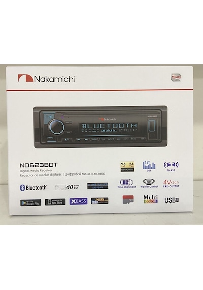 Nakamıchı Nq623Bdt 3 Rca Çıkışlı Oto Teyp 7 Renk Bluetooth-Usb