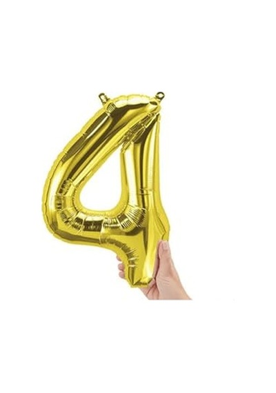 2 Rakam Folyo Renk Balon Küçük 35 Cm Genel