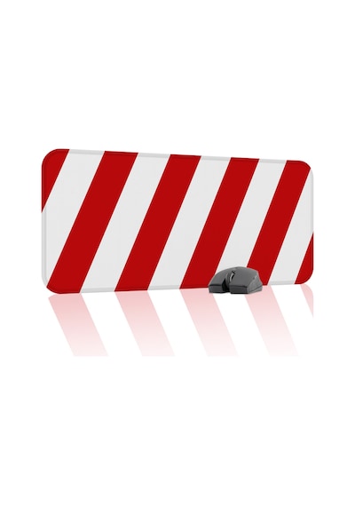 Kırmızı Beyaz 70x30 Xl Taraftar Gaming Oyuncu Mouse Pad Kaymaz Taban Büyük Klavye Fare Altlığı Şerit