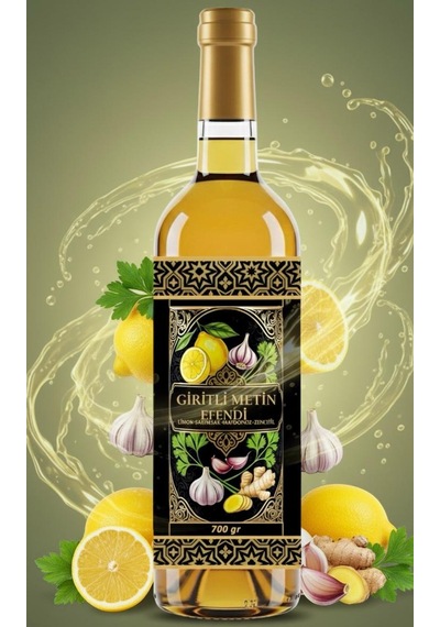 Giritli Metin Efendi Lms - Z Limon-maydanoz-sarımsak-zencefil Özü 700 Gr
