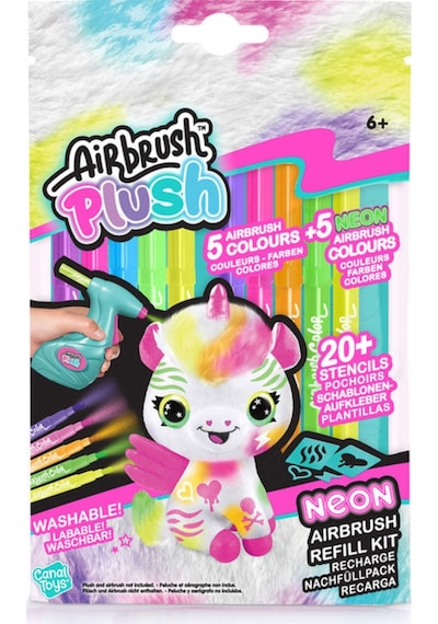 Airbrush 10 Lu Yedek Kalem Ve Şablon Seti
